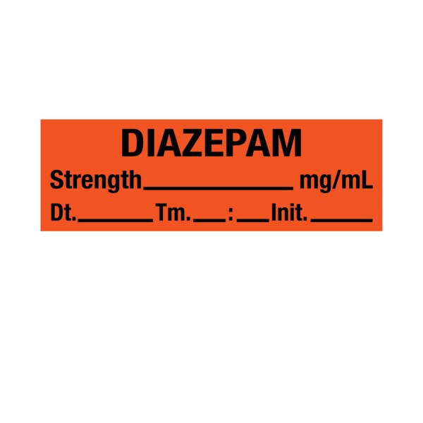 Nevs Tape, Diazepam 1/2" x 500" Orange w/Black SANTW-0151 - main